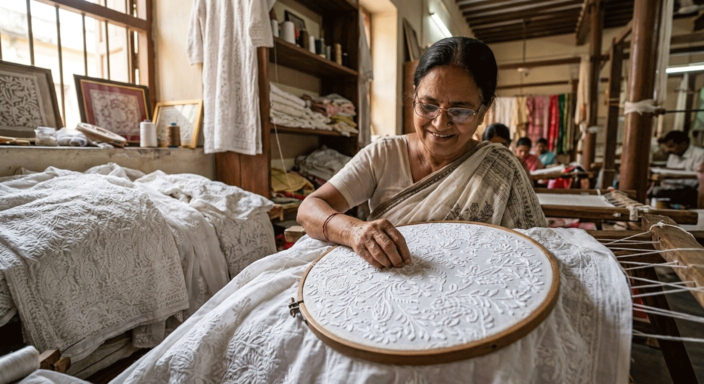 Why Lucknowi Chikankari is the Timeless Fashion Every Indian Woman Needs