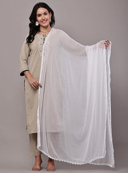 Plain Dupatta