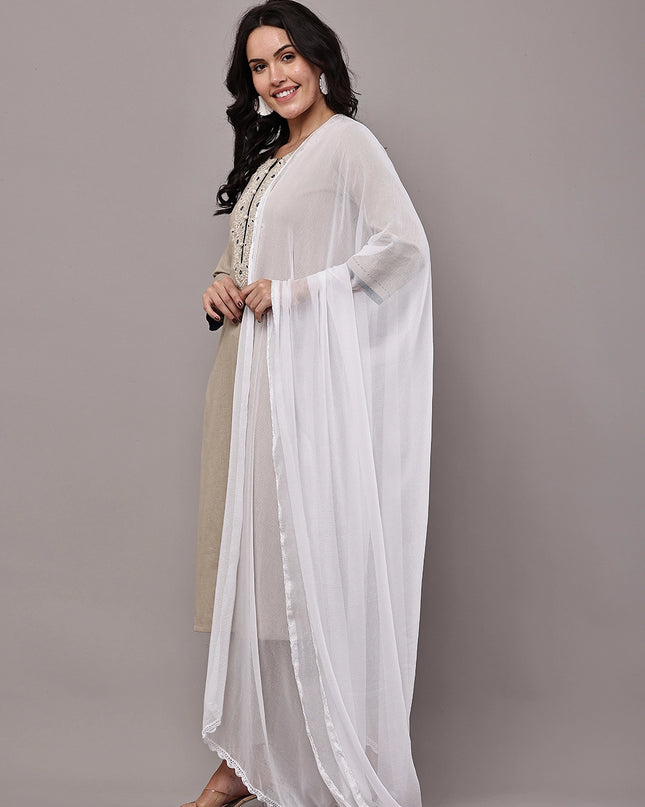 Plain Dupatta