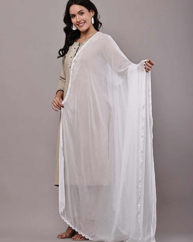 Plain Dupatta