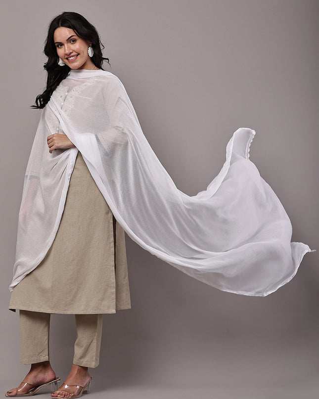 Plain Dupatta