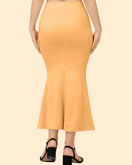 Saree Shapewear Petticoat for Women, Stretchable Cotton Blend