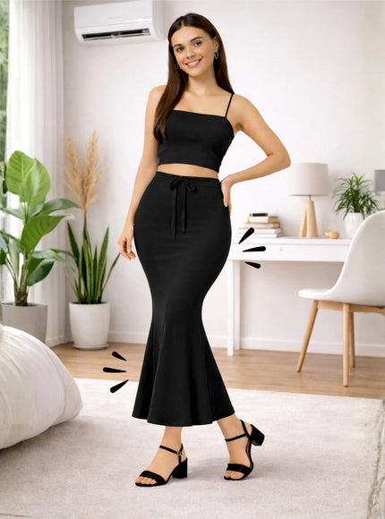 Saree Shapewear Petticoat for Women, Stretchable Cotton Blend