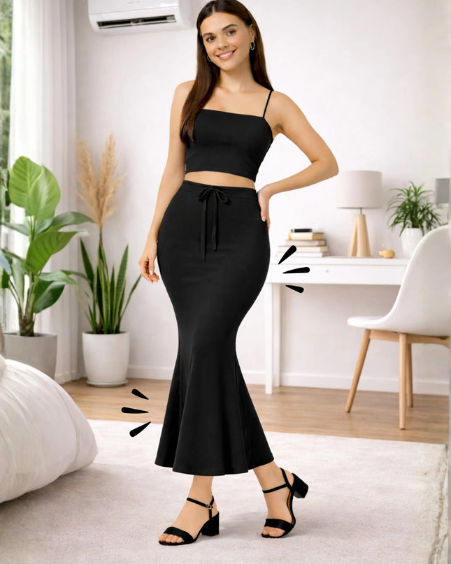 Saree Shapewear Petticoat for Women, Stretchable Cotton Blend