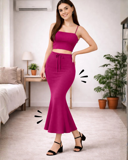 Saree Shapewear Petticoat for Women, Stretchable Cotton Blend