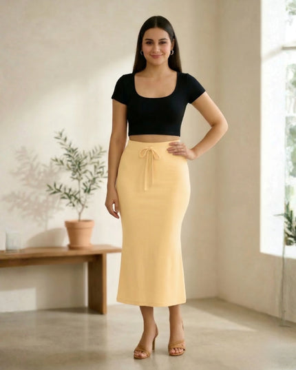 Premium 4-Way Stretch Saree Shapewear Petticoat