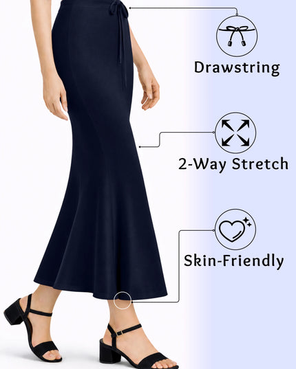 Saree Shapewear Petticoat for Women, Stretchable Cotton Blend