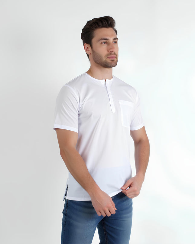 Men's Ethnic Short Kurta  100% Cotton