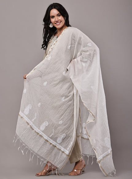 NatureThread Premium Chanderi Dupatta for Women | Elegant Ethnic & Festive Wear Dupatta