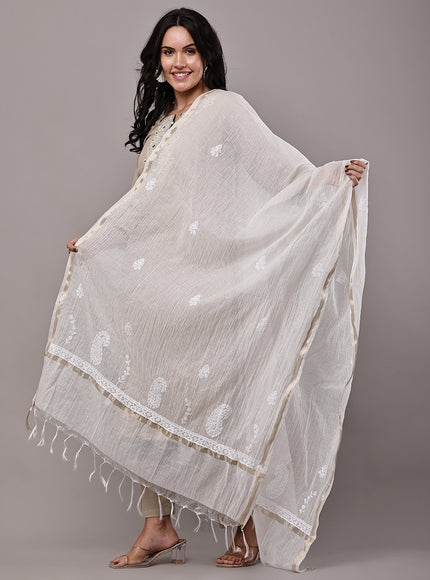 NatureThread Premium Chanderi Dupatta for Women | Elegant Ethnic & Festive Wear Dupatta