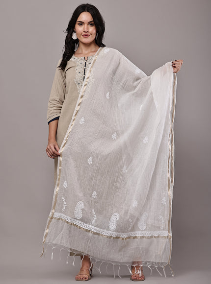 NatureThread Premium Chanderi Dupatta for Women | Elegant Ethnic & Festive Wear Dupatta