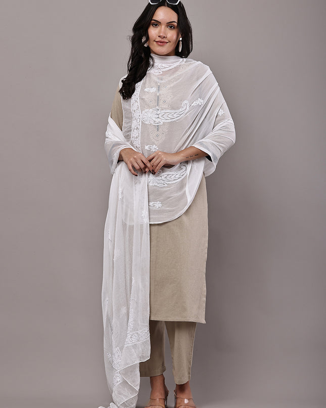 NatureThread Stylish Georgette Dupatta for Women | Soft Lightweight Designer Dupatta