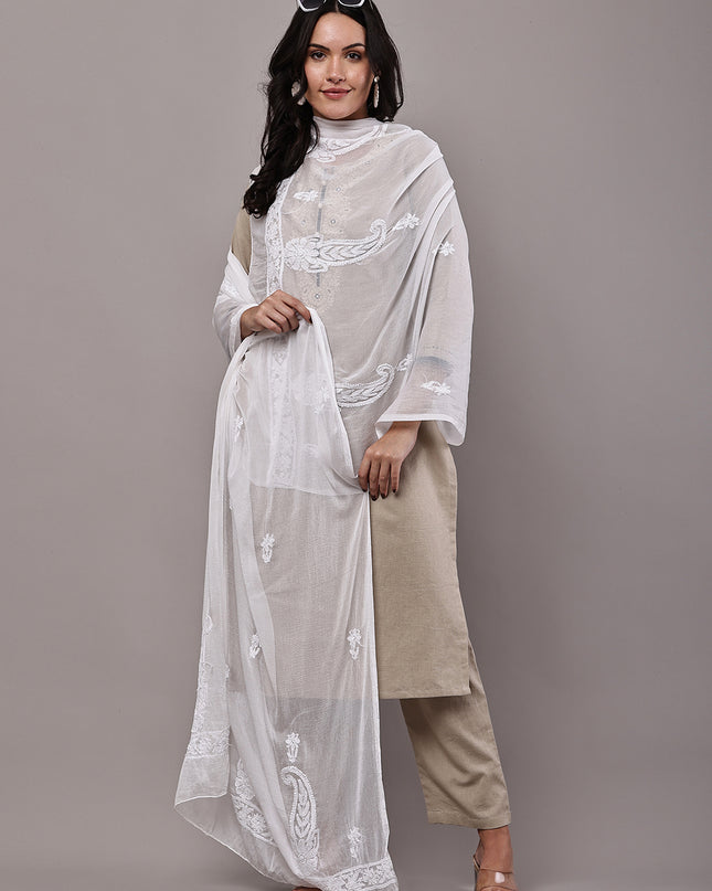 NatureThread Stylish Georgette Dupatta for Women | Soft Lightweight Designer Dupatta