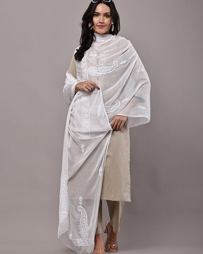 NatureThread Stylish Georgette Dupatta for Women | Soft Lightweight Designer Dupatta