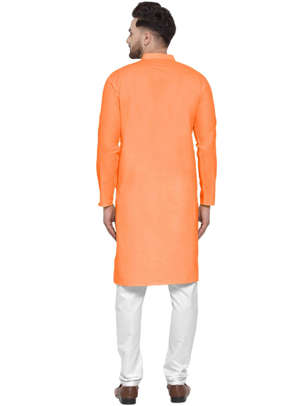 Men's Cotton Blend Kurta Pyjama Set