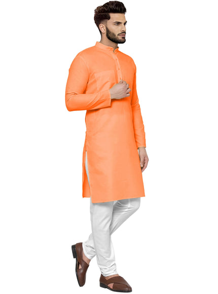 Men's Cotton Blend Kurta Pyjama Set