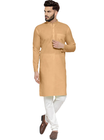 Men's Cotton Blend Kurta Pyjama Set