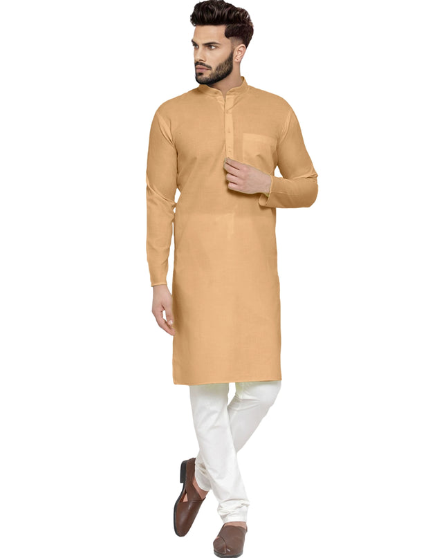 Men's Cotton Blend Kurta Pyjama Set