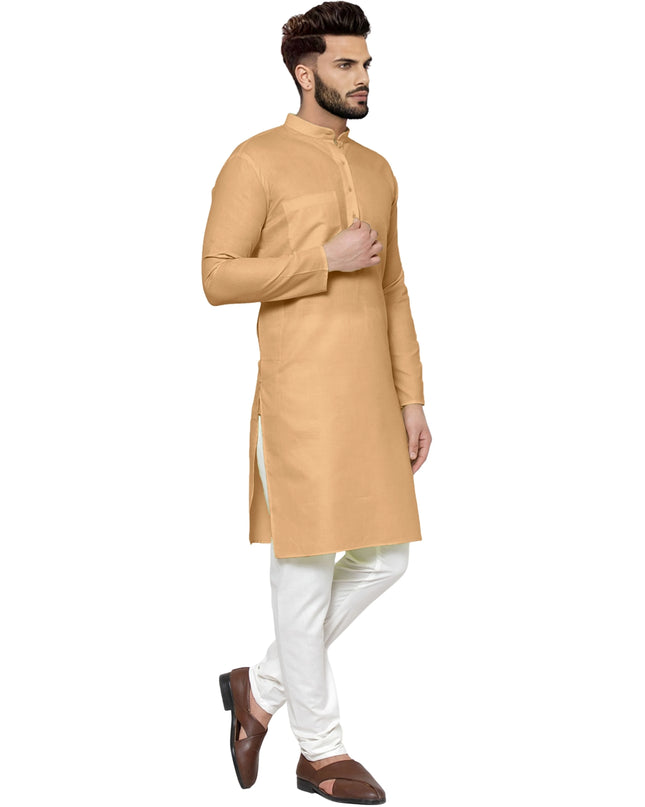 Men's Cotton Blend Kurta Pyjama Set