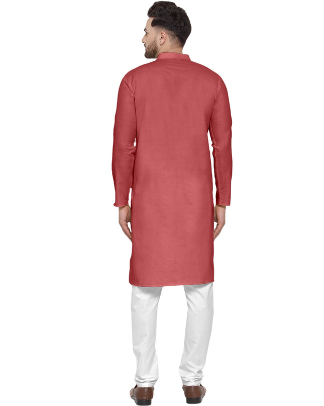 Men's Cotton Blend Kurta Pyjama Set