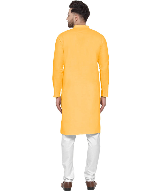 Men's Cotton Blend Kurta Pyjama Set