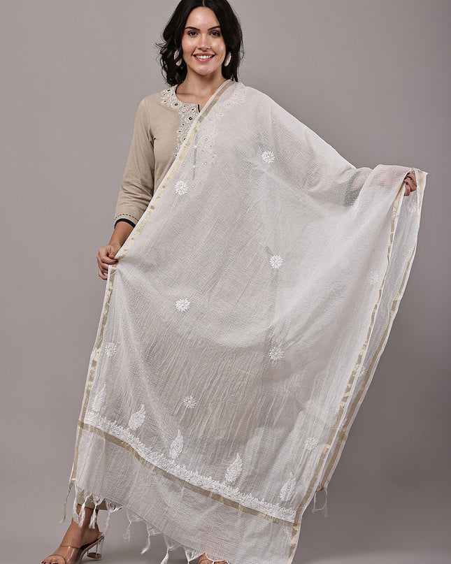 NatureThread Traditional Kota Dupatta for Women | Lightweight Ethnic Dupatta