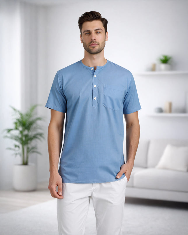 Men's Ethnic Short Kurta  100% Cotton