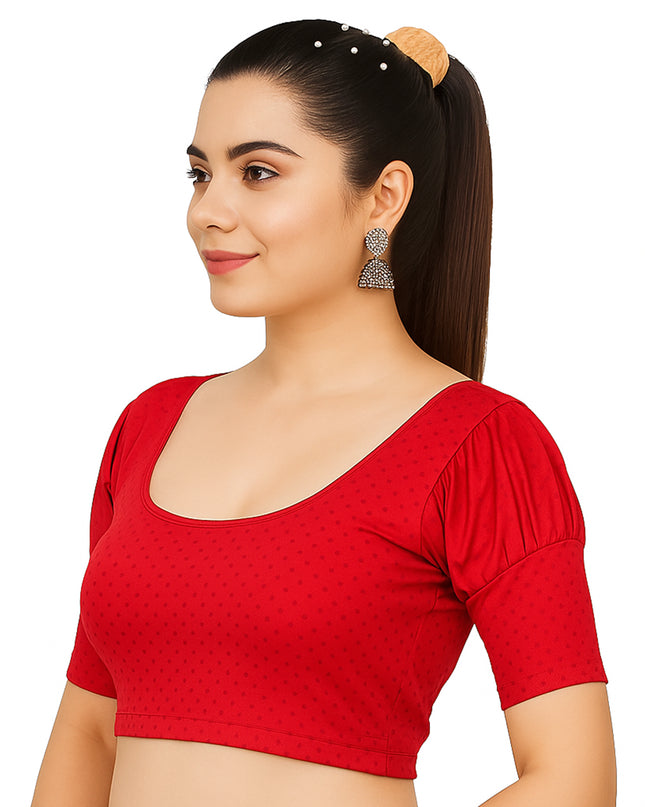 Puff Sleeve Readymade Blouse