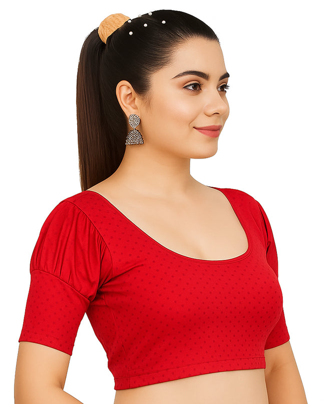 Puff Sleeve Readymade Blouse