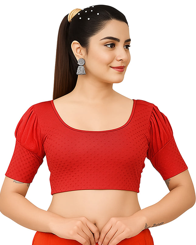 Puff Sleeve Readymade Blouse