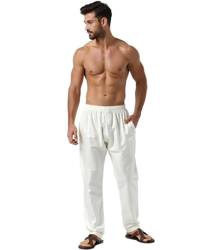 Men's Cotton Silk Pajama with Pockets