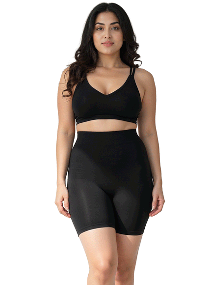 Shapewear Shorts - High Waisted Tummy Control Body Shaper