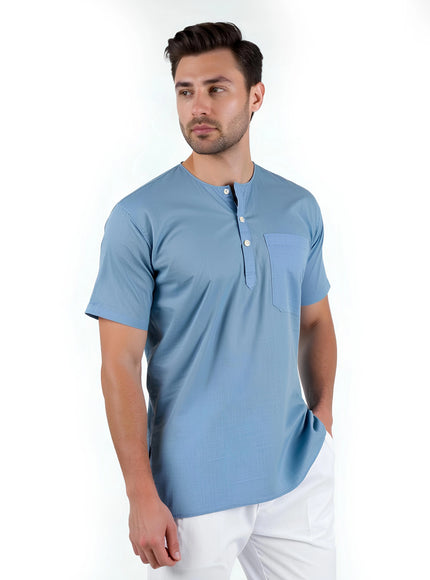 Men's Ethnic Short Kurta  100% Cotton